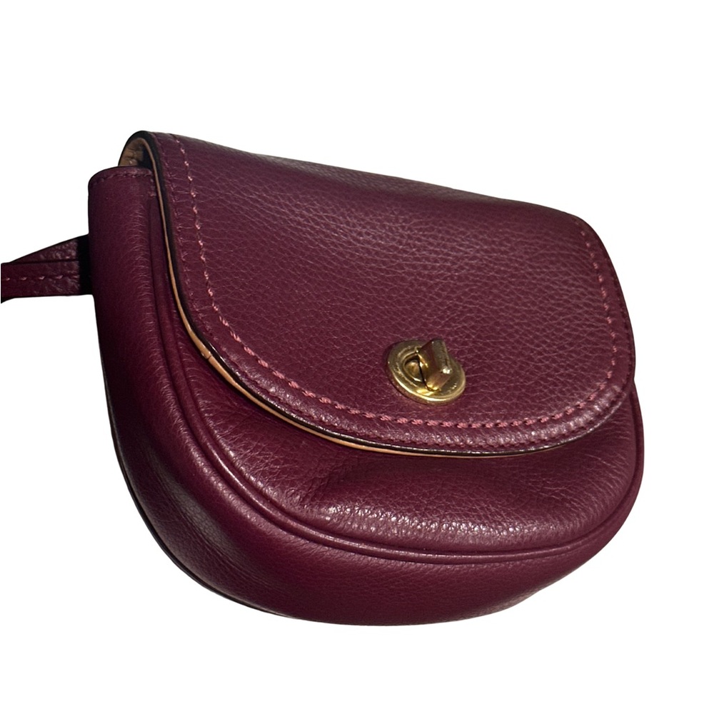 Coach Oxblood Small Leather Crossbody Bag Luxery - Picture 8 of 8